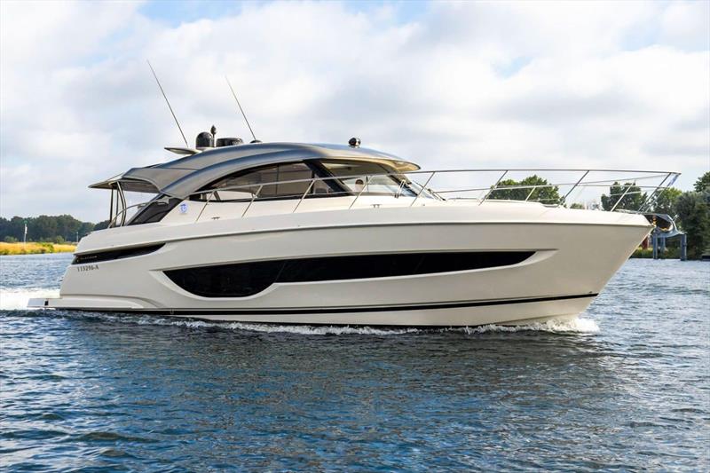 The Platinum Edition 4600 Sport Yacht is guaranteed to stand out on any waterway photo copyright Riviera Australia taken at  and featuring the Power boat class