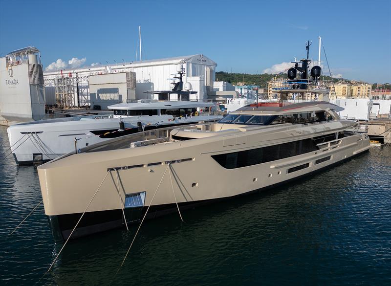 All-aluminium Tankoa S501 Evo MY Rilassata launch - photo © Tankoa Yachts
