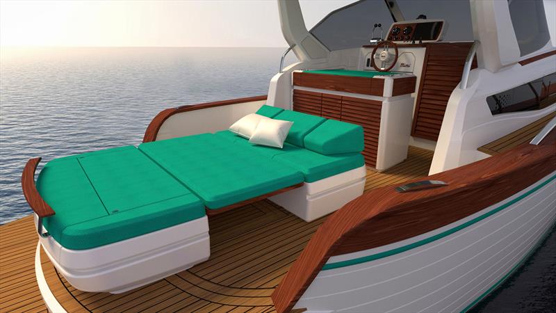 Libeccio 9.5 Cabin - photo © Cantiere Mimì
