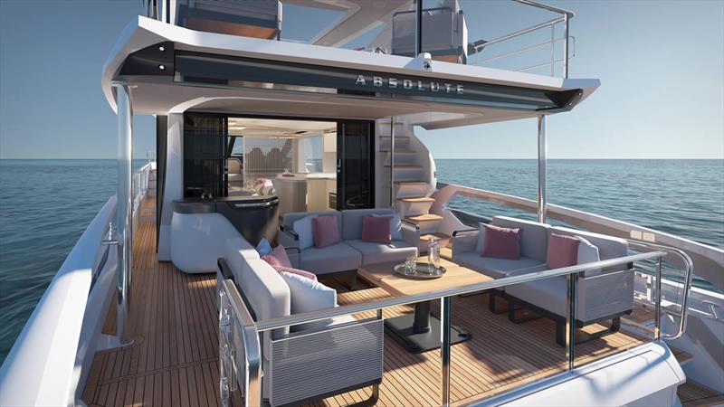 Absolute 70 FLY photo copyright Absolute Yachts taken at  and featuring the Power boat class