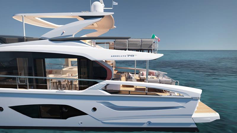 Absolute 70 FLY photo copyright Absolute Yachts taken at  and featuring the Power boat class