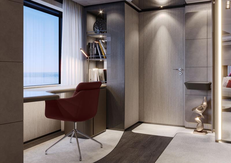 52m superyacht S520 - Owner cabin - photo © Tankoa Yachts