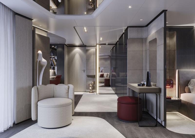 52m superyacht S520 - Owner cabin - photo © Tankoa Yachts