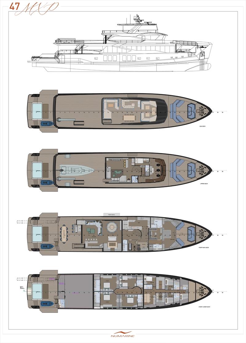 Explorer superyacht 47MXP - photo © Numarine