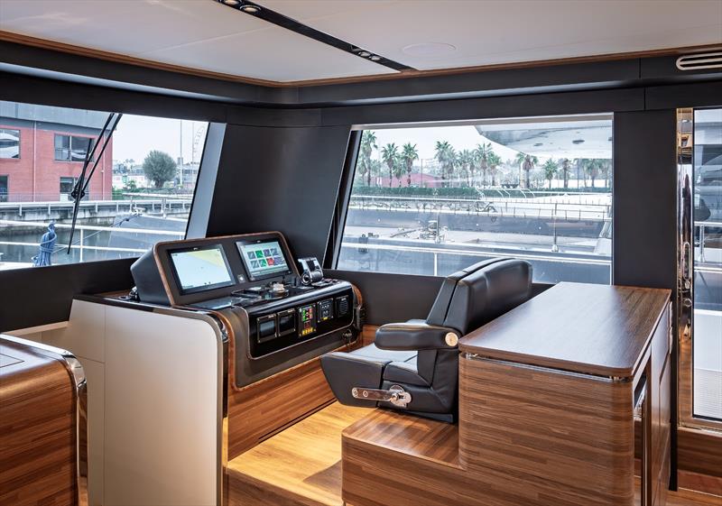 E-Cat 80 catamaran - Saloon - photo © Kerem Sanliman
