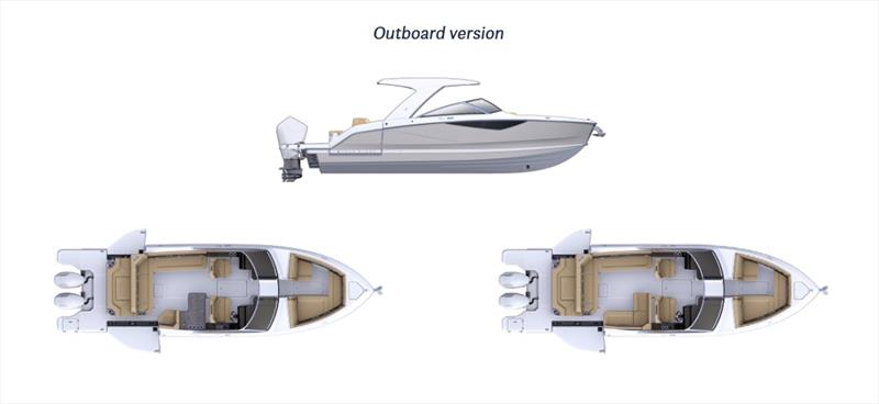 Four Winns H33 outboard version - photo © Four Winns