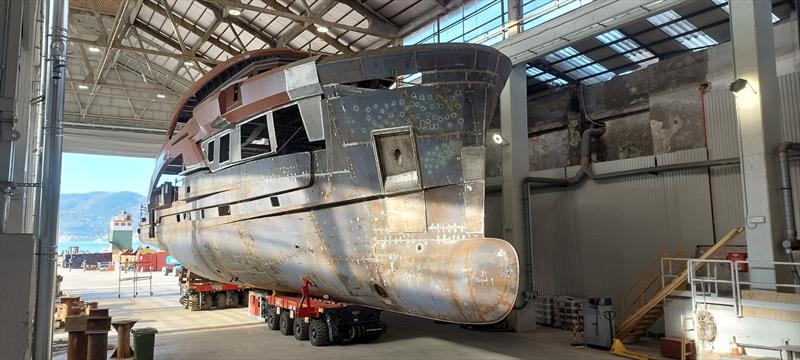 Seamore 34 hull plus superstructure photo copyright Antonini Navi taken at  and featuring the Power boat class