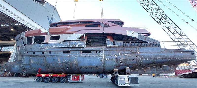 Seamore 34 hull plus superstructure - photo © Antonini Navi