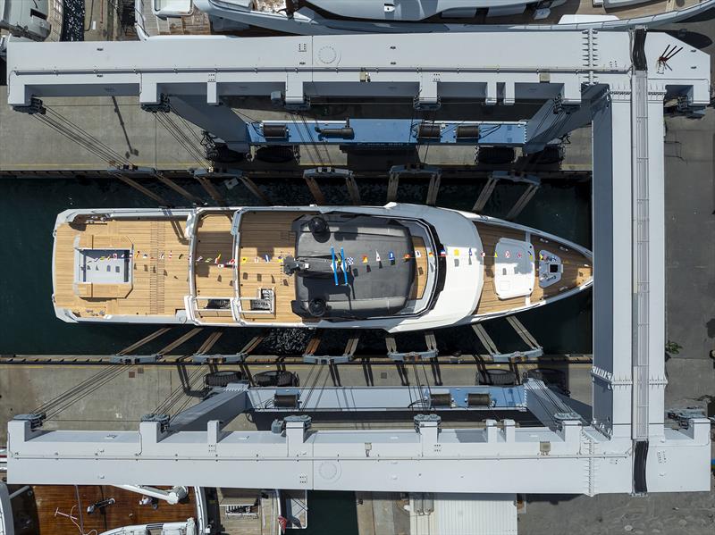 Crossover 42 named M/Y Big Naan - photo © Columbus Yachts
