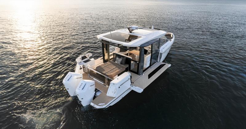 Saxdor 400 GTC photo copyright Saxdor Yachts taken at  and featuring the Power boat class