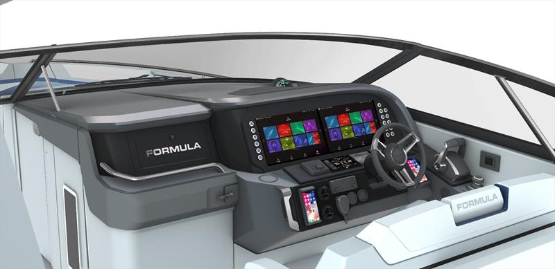 Formula 360 Crossover Bowrider - Dash photo copyright Formula Boats taken at  and featuring the Power boat class