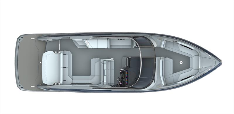 Formula 360 Crossover Bowrider - Plan view photo copyright Formula Boats taken at  and featuring the Power boat class