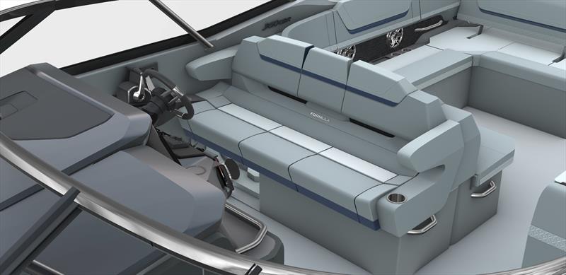 Formula 360 Crossover Bowrider - Helm seat photo copyright Formula Boats taken at  and featuring the Power boat class