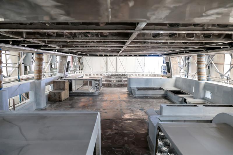 GX42 superyacht construction update photo copyright GX Superyachts taken at  and featuring the Power boat class