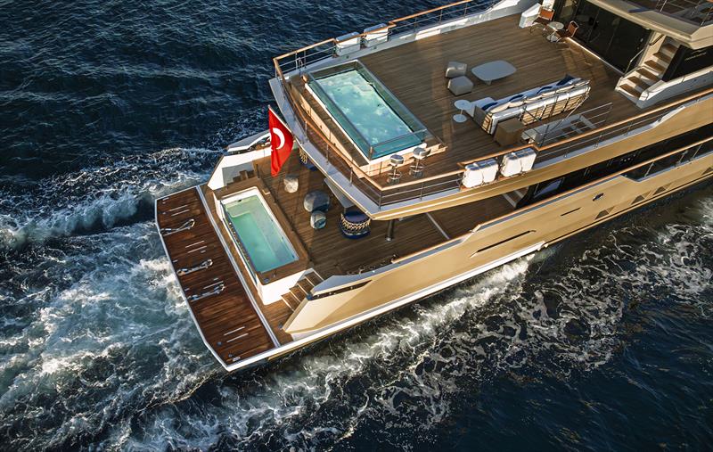 40MXP superyacht - photo © Numarine 