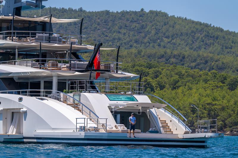 80-metre Al Reem - photo © Bilgin Yachts