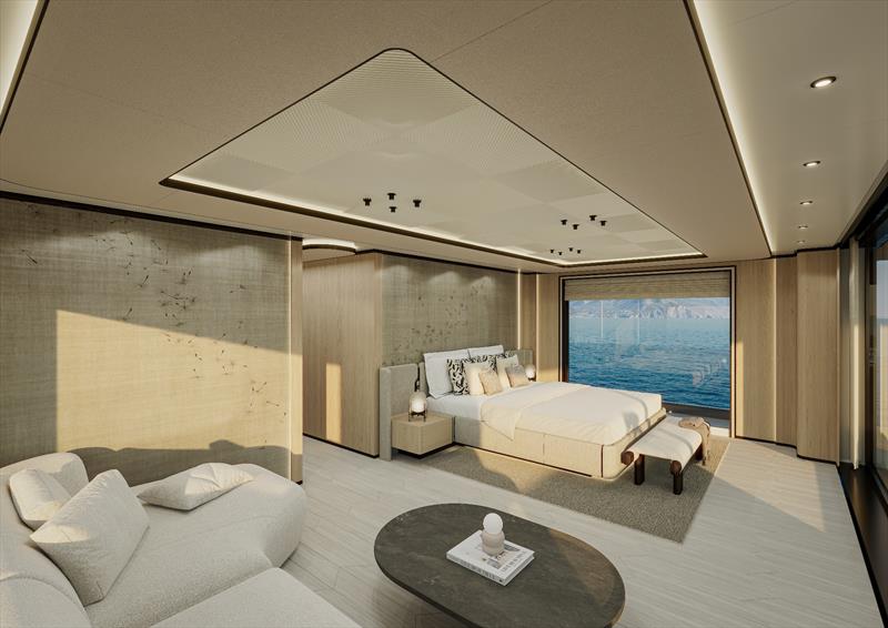 Extra X145 Global - master view - photo © Extra Yachts