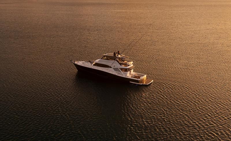 Riviera 72 Sports Motor Yacht Le Mercœur photo copyright Riviera Australia taken at  and featuring the Power boat class