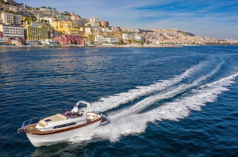 Libeccio 8.5 Cabin running photo copyright Cantiere Mimì taken at  and featuring the Power boat class