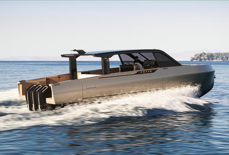 Forte 47 photo copyright Forte Yachts taken at  and featuring the Power boat class