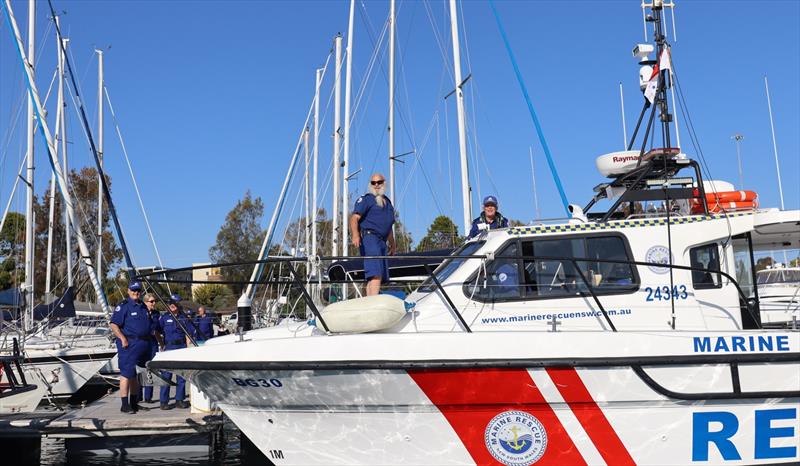 Marine Rescue Bermagui volunteers prepare for a training exercise on board Bermagui 30 photo copyright Marine Rescue NSW taken at  and featuring the Power boat class