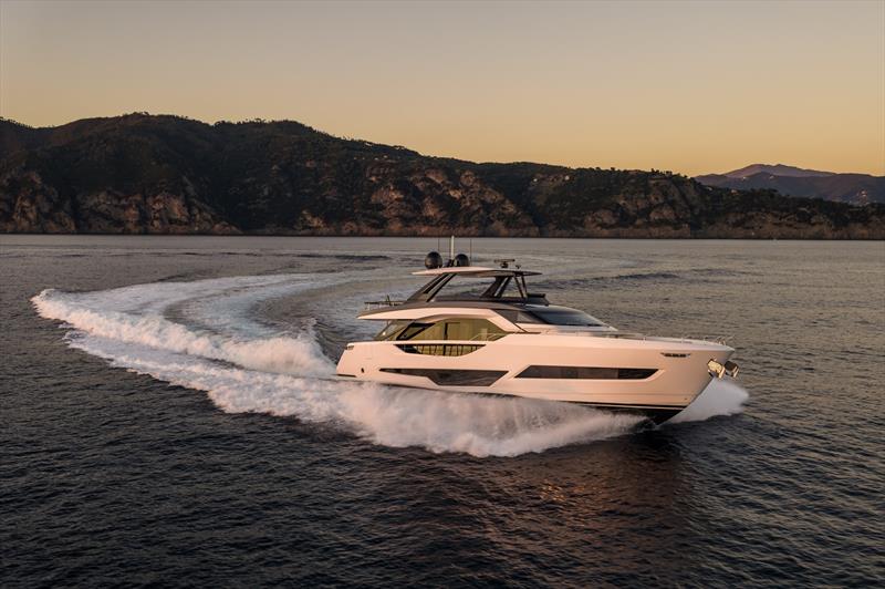 Ferretti Yachts 800 photo copyright Ferretti Group taken at  and featuring the Power boat class