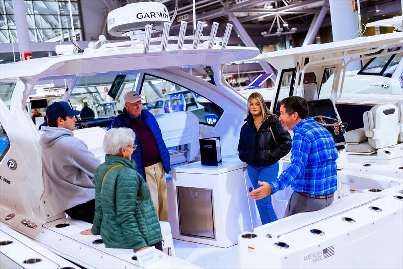 The Discover Boating New England Boat Show® photo copyright National Marine Manufacturers Association taken at  and featuring the Power boat class