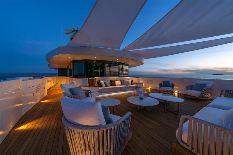 Bridge deck Fwd - 50m Bilgin 163 Camila photo copyright Bilgin Yachts taken at  and featuring the Power boat class