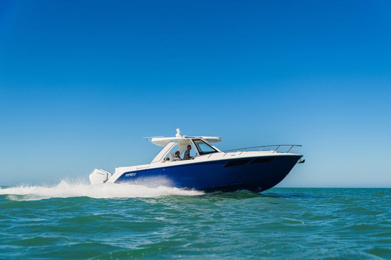 35 Valor photo copyright Intrepid Powerboats taken at  and featuring the Power boat class