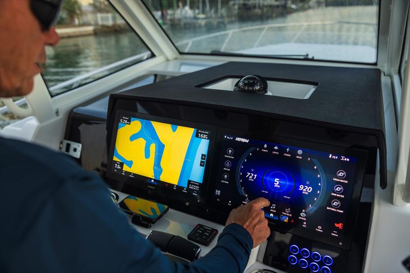 35 Valor photo copyright Intrepid Powerboats taken at  and featuring the Power boat class