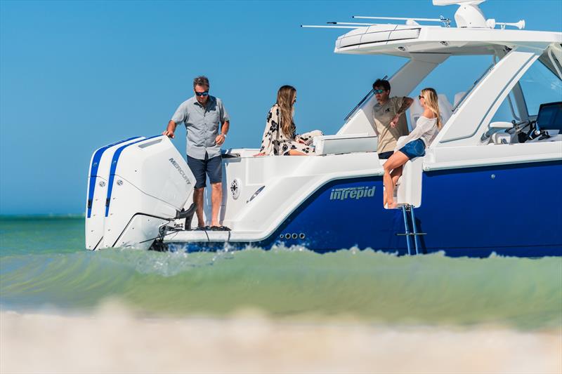 35 Valor photo copyright Intrepid Powerboats taken at  and featuring the Power boat class