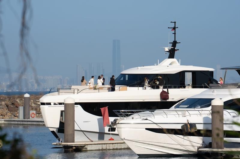 Azimut Grande 30M at Azimut Hong Kong Rendez-vous 2026 - photo © Azimut Yachts