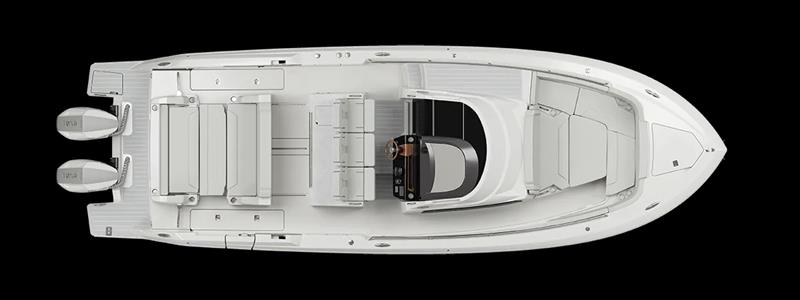 Tiara 35 LS - exterior plan view - photo © Tiara Yachts