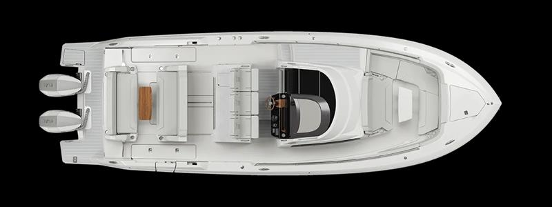 Tiara 35 LS - exterior plan view - photo © Tiara Yachts
