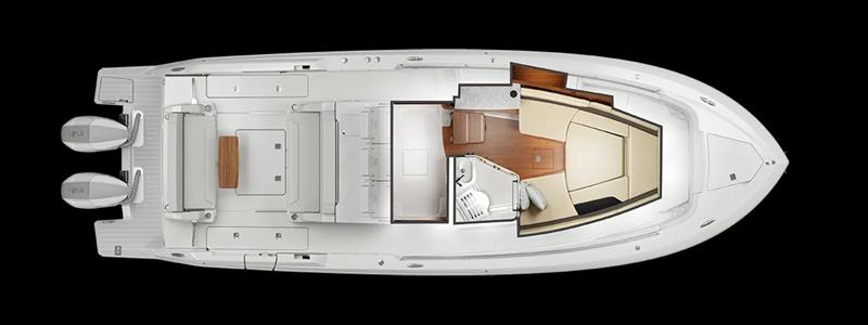 Tiara 35 LS - interior plan view - photo © Tiara Yachts
