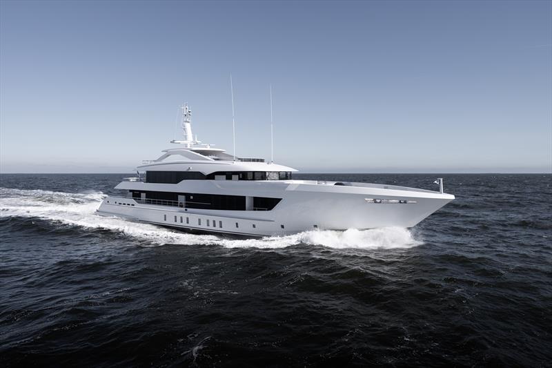 YN 21055 MY Pa'lante during the sea trials in the North Sea - photo © Heesen Yachts