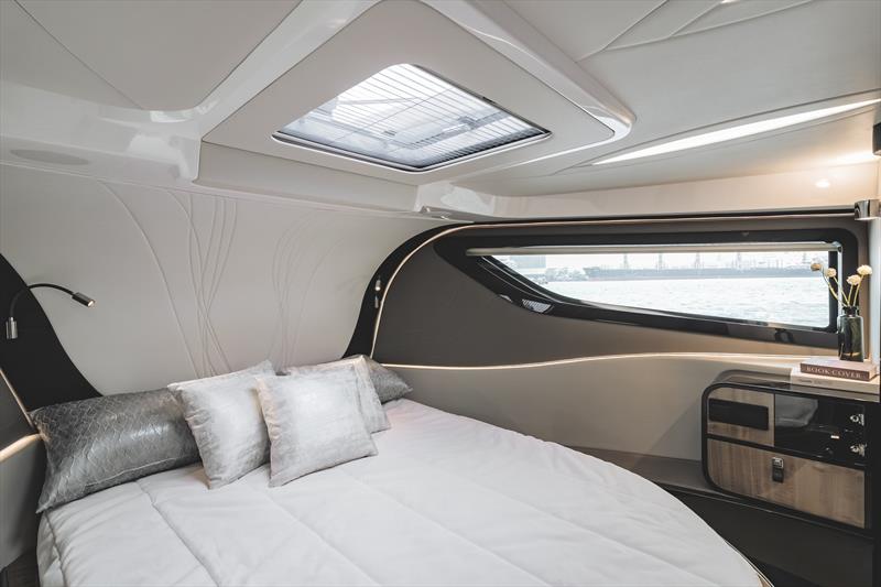 Lexus LY680 Fwd. VIP Stateroom photo copyright Horizon Yachts taken at  and featuring the Power boat class