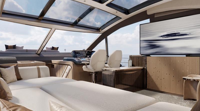Galeon Sky 700 cruiser photo copyright Galeon Yachts taken at  and featuring the Power boat class