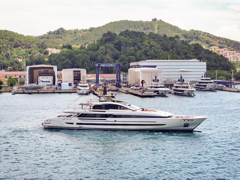 Fast50 launch photo copyright Baglietto taken at  and featuring the Power boat class