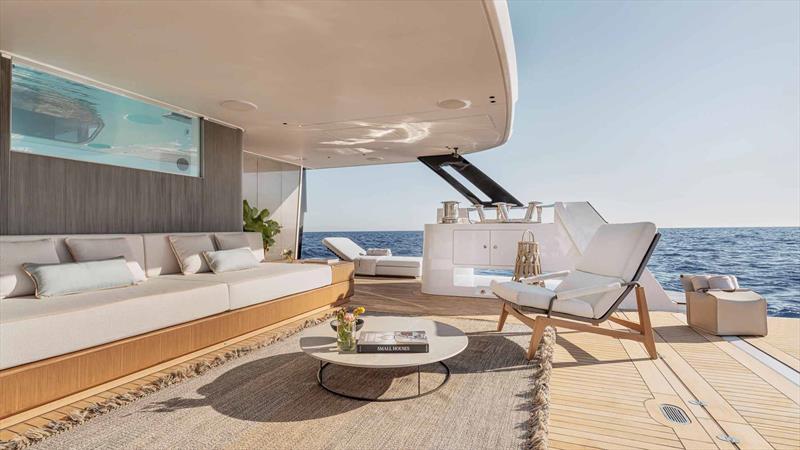 Azimut Grande 44m - Beach area - photo © Azimut Yachts