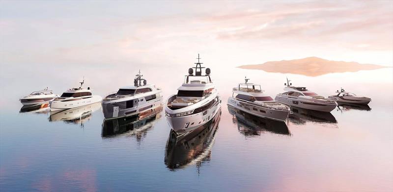 Azimut fleet photo copyright Azimut Yachts taken at  and featuring the Power boat class