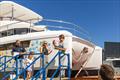 3000th Leopard - last spaces on the bow saved for the family © Leopard Catamarans