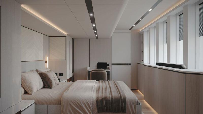 VisionF 101 - Owner Cabin - photo © VisionF Yachts