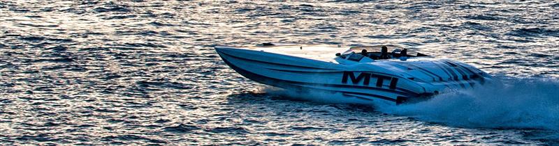 MTI high performance boat photo copyright Marine Technology Inc taken at  and featuring the Power Cat class