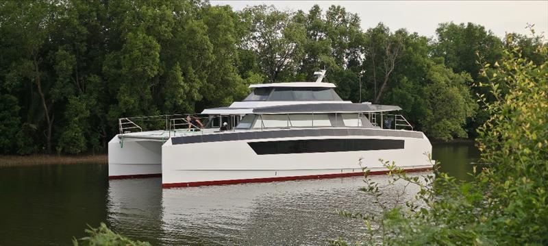 GR63 Eco-Catamaran photo copyright ePropulsion  taken at  and featuring the Power Cat class