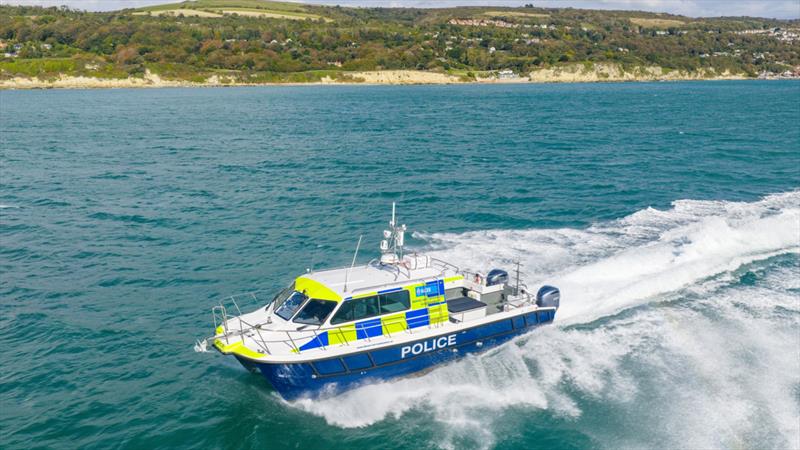 Cheetah Marine Police Boat photo copyright Cheetah Marine taken at  and featuring the Power Cat class