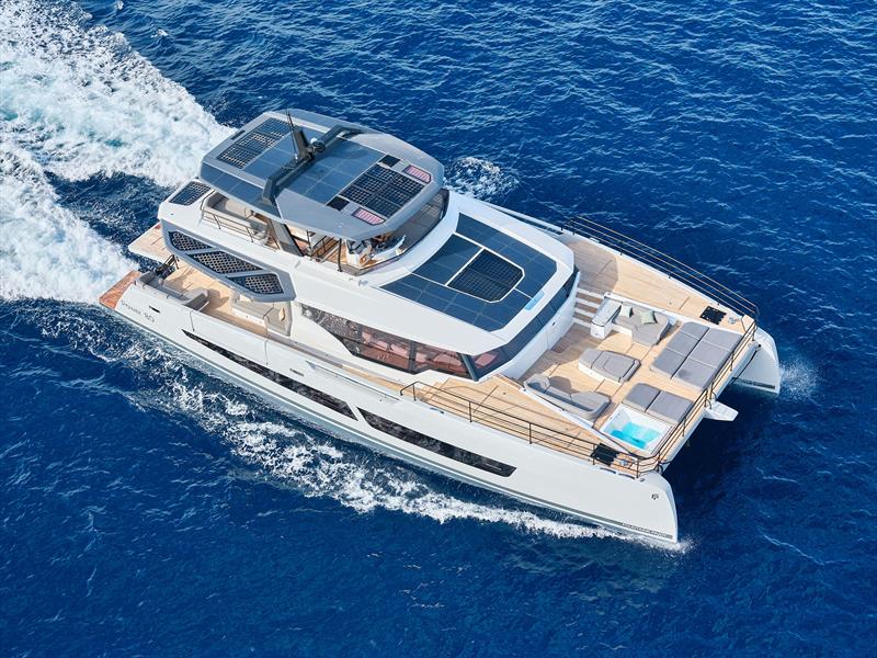 Power 80 photo copyright Nicolas Claris taken at  and featuring the Power Cat class