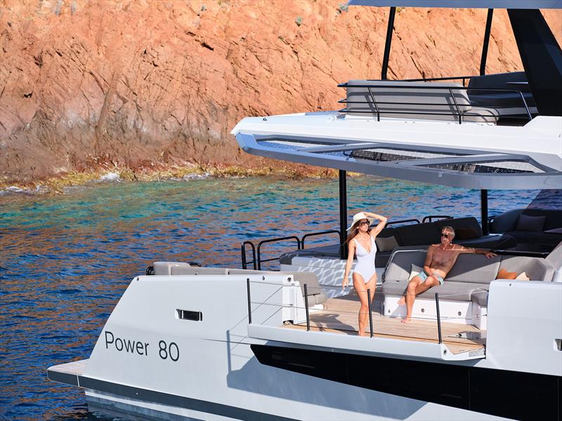 Power 80 photo copyright Nicolas Claris taken at  and featuring the Power Cat class