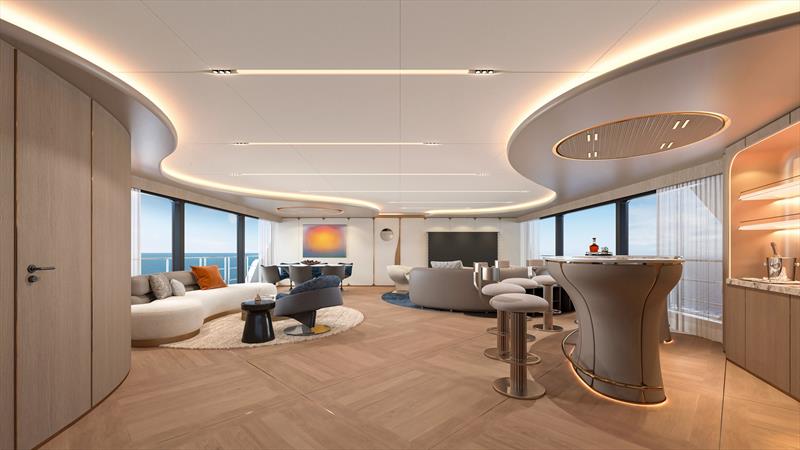 CLC115 - Salon photo copyright CL Yachts taken at  and featuring the Power Cat class