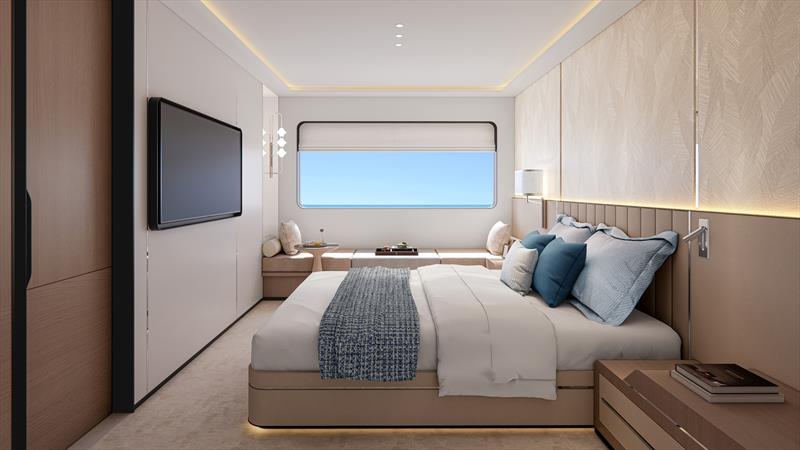 CLC115 - Guest stateroom photo copyright CL Yachts taken at  and featuring the Power Cat class